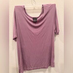 Made in usa vintage Dusty Pink Short Sleeve Top